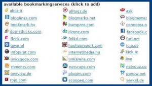 SociBook - Social Media Bookmarking Plugin